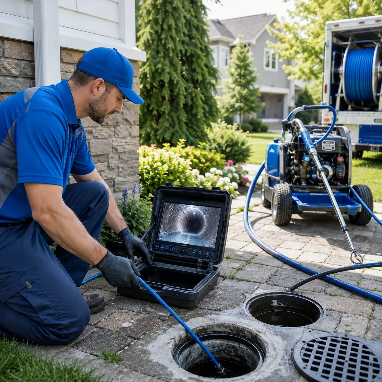 Outdoor drain cleaning professionals serving Fairbanks, IN